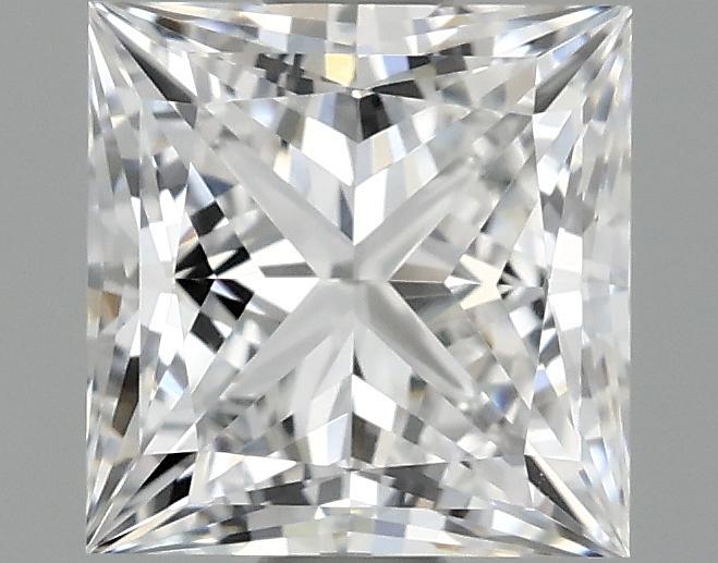 1.08 Carat Princess Shaped Ideal Cut VVS2 IGI Certified Lab Grown Diamond