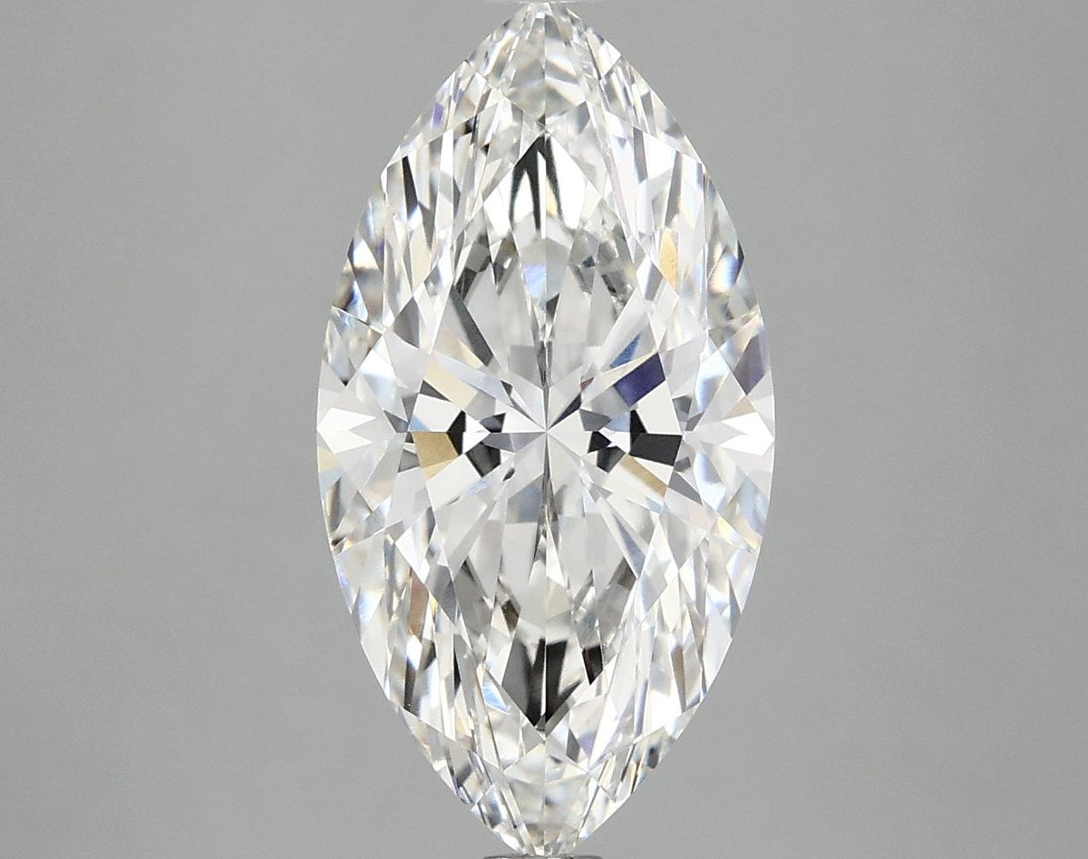 3.52 Carat Marquise Shaped Excellent Cut VVS2 IGI Certified Lab Grown Diamond