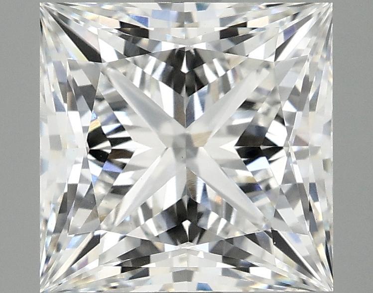 4.16 Carat Princess Shaped Ideal Cut VVS2 IGI Certified Lab Grown Diamond