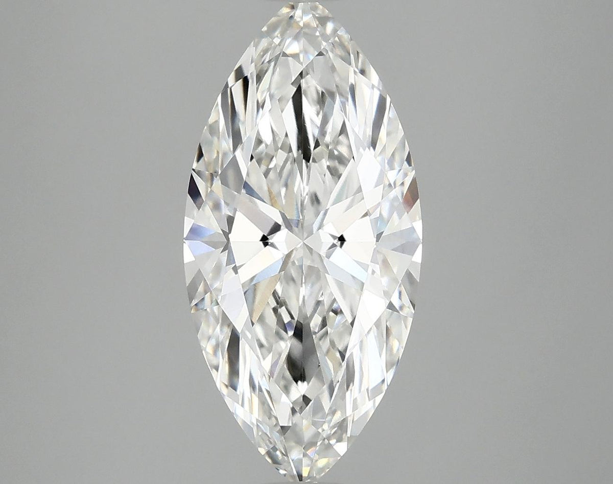 3.1 Carat Marquise Shaped Excellent Cut VVS2 IGI Certified Lab Grown Diamond
