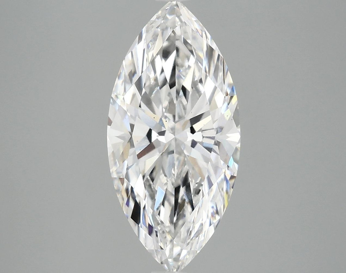 2.98 Carat Marquise Shaped Excellent Cut VS2 IGI Certified Lab Grown Diamond