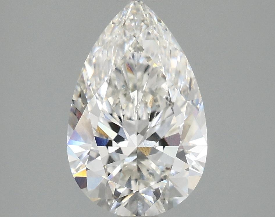 2.07 Carat Pear Shaped Ideal Cut VVS2 IGI Certified Lab Grown Diamond