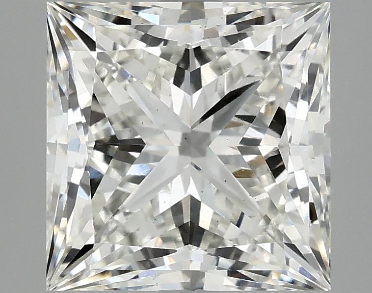 4.03 Carat Princess Shaped Ideal Cut VS2 IGI Certified Lab Grown Diamond