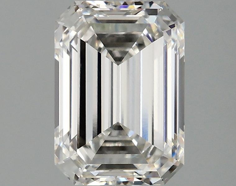 2.08 Carat Emerald Shaped Ideal Cut VVS2 IGI Certified Lab Grown Diamond