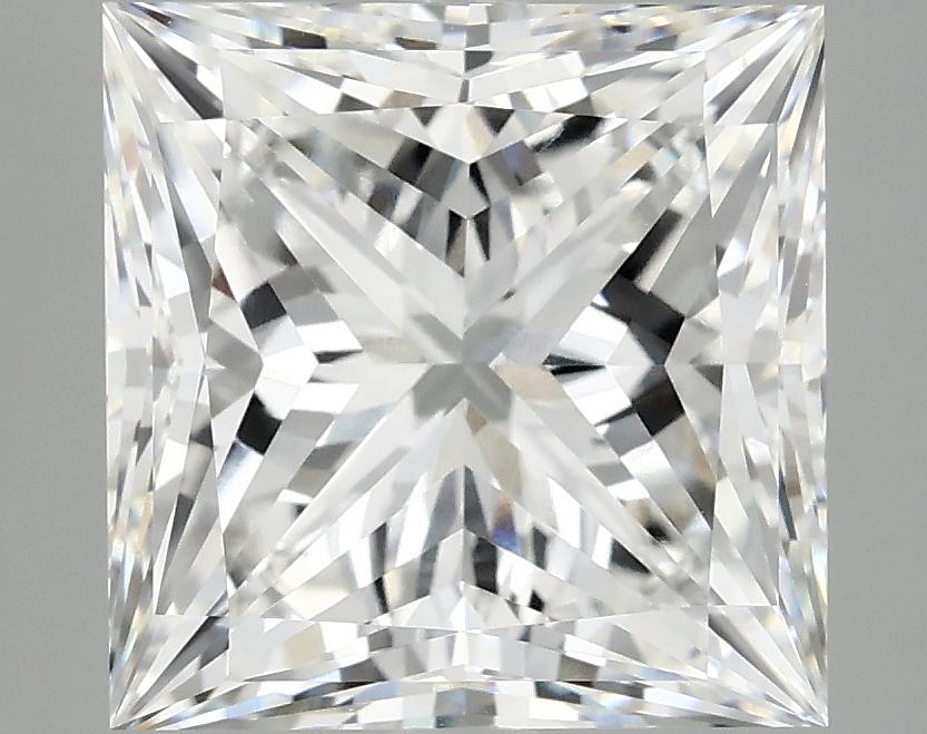 5.59 Carat Princess Shaped Ideal Cut VVS2 IGI Certified Lab Grown Diamond