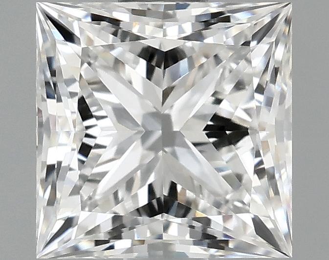 1.08 Carat Princess Shaped Ideal Cut VVS2 IGI Certified Lab Grown Diamond