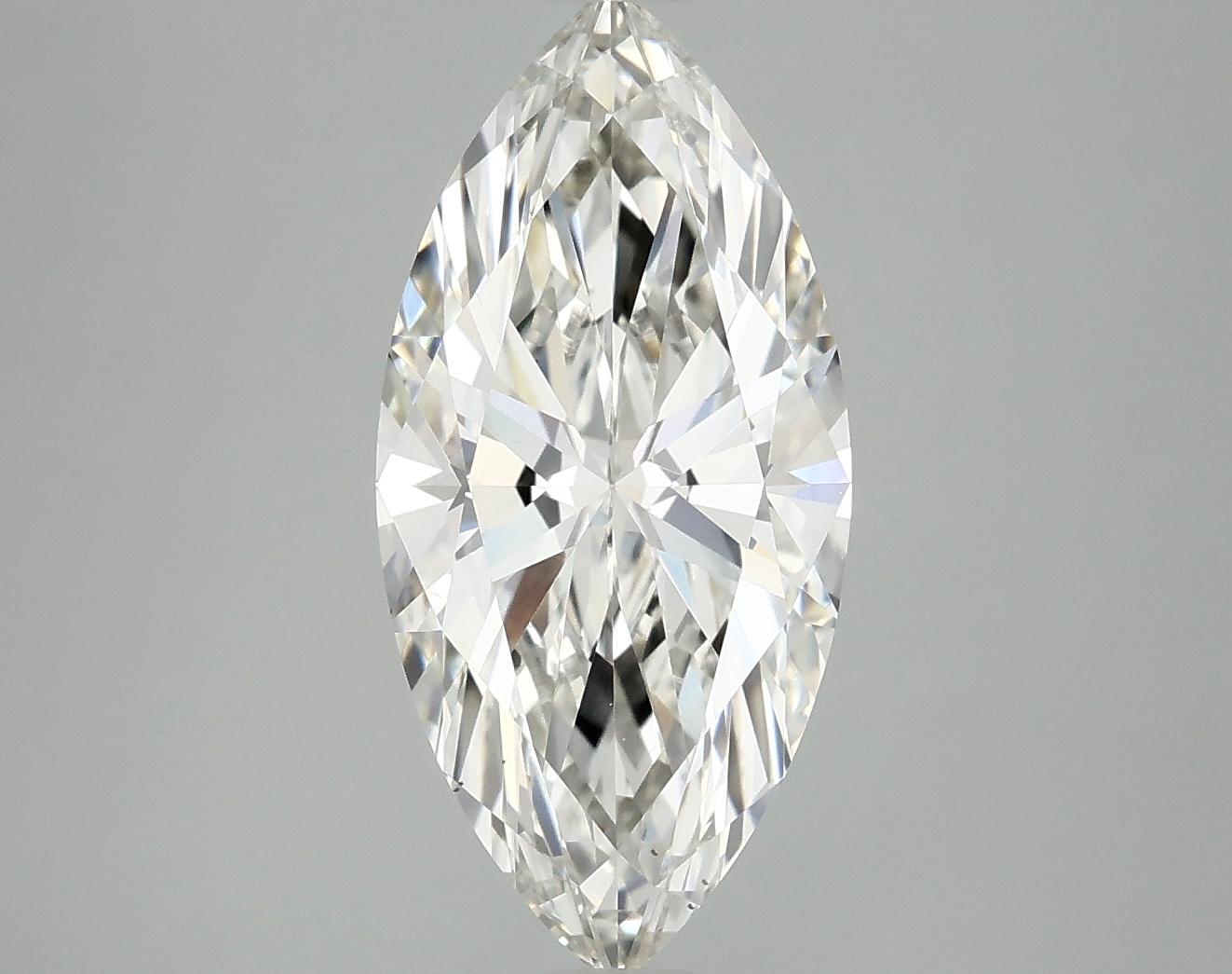 2.98 Carat Marquise Shaped Excellent Cut VS1 IGI Certified Lab Grown Diamond