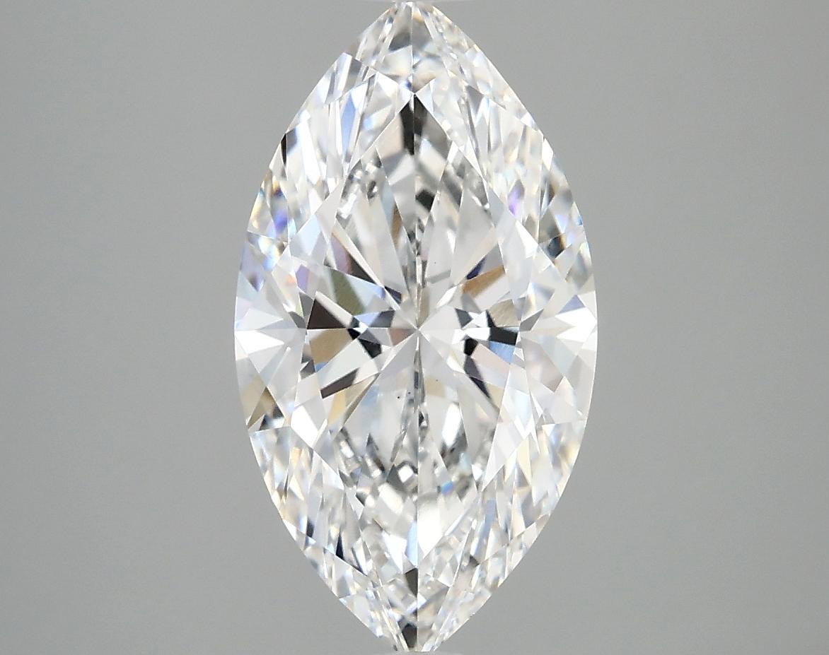 2.84 Carat Marquise Shaped Excellent Cut VS1 IGI Certified Lab Grown Diamond