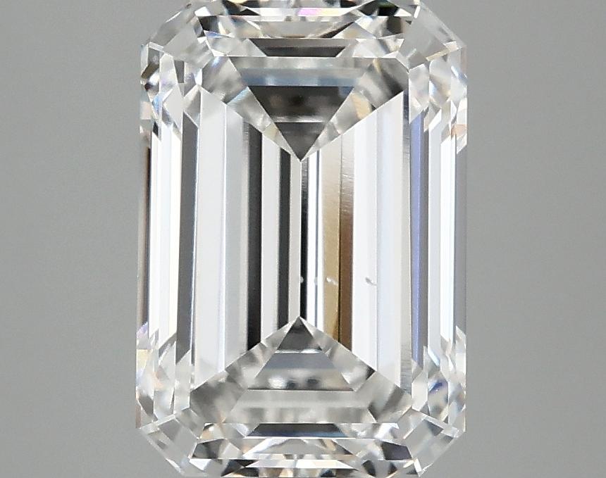 3.36 Carat Emerald Shaped Ideal Cut VS2 IGI Certified Lab Grown Diamond