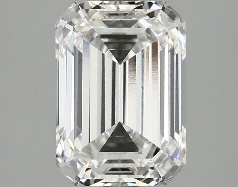 2.56 Carat Emerald Shaped Ideal Cut VVS2 IGI Certified Lab Grown Diamond