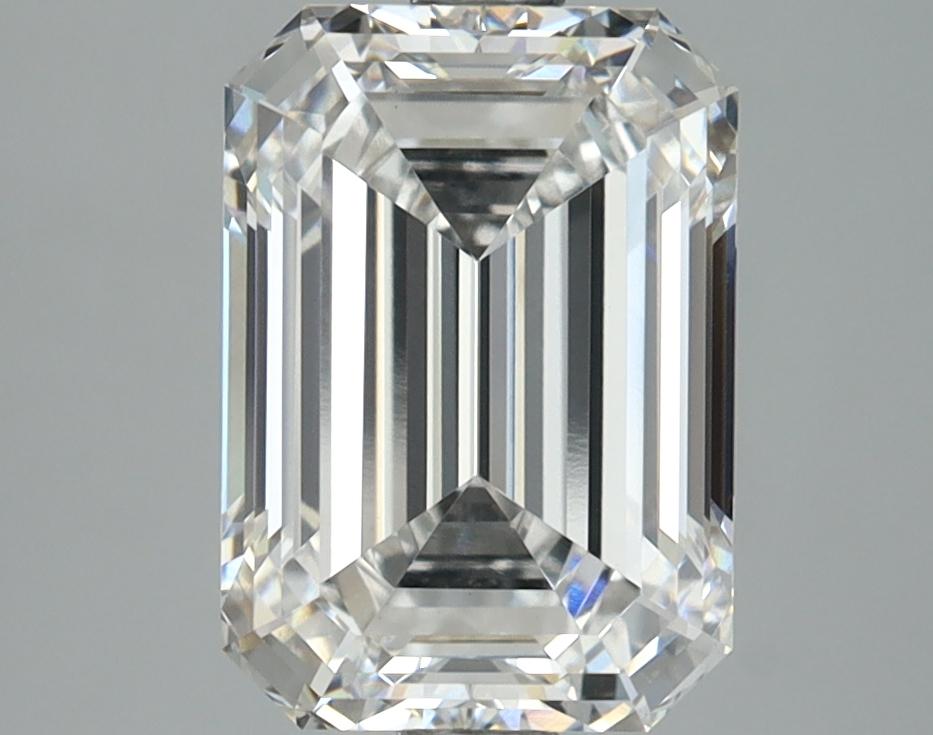 2.98 Carat Emerald Shaped Ideal Cut VVS2 IGI Certified Lab Grown Diamond