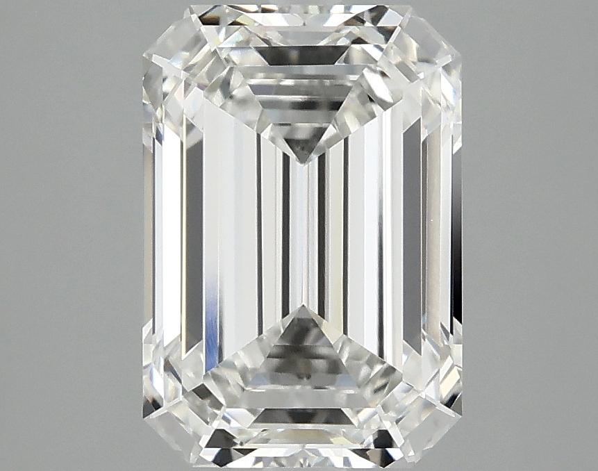 3.08 Carat Emerald Shaped Ideal Cut VVS2 IGI Certified Lab Grown Diamond