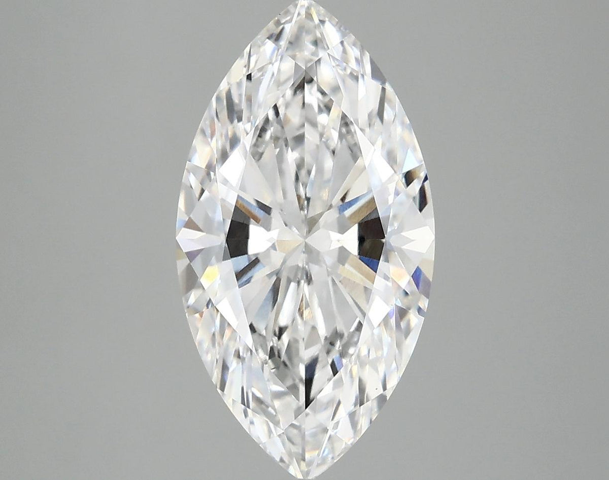 3.09 Carat Marquise Shaped Excellent Cut VS1 IGI Certified Lab Grown Diamond