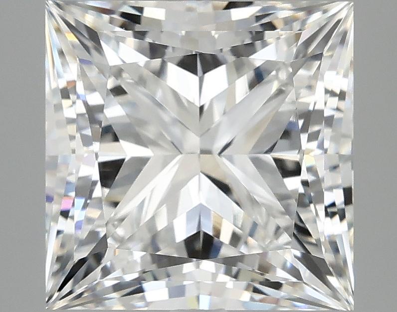 4.94 Carat Princess Shaped Ideal Cut VVS2 IGI Certified Lab Grown Diamond