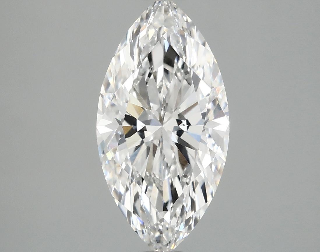 2.06 Carat Marquise Shaped Ideal Cut VVS2 IGI Certified Lab Grown Diamond