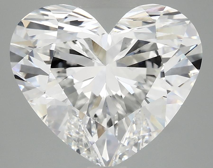 5.08 Carat Heart Shaped Ideal Cut VVS2 IGI Certified Lab Grown Diamond