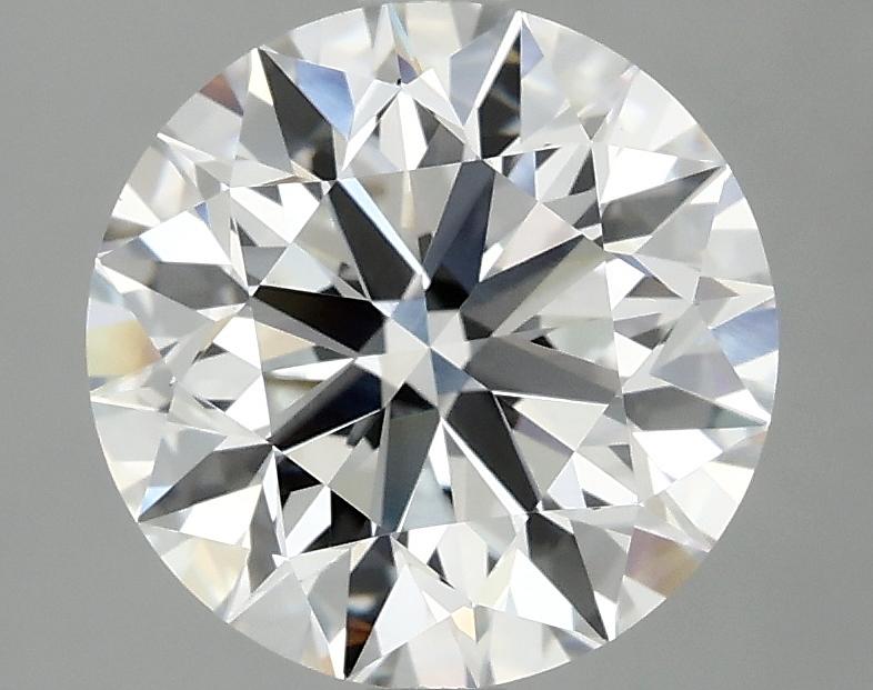 3.08 Carat Round Shaped Excellent Cut VVS2 IGI Certified Lab Grown Diamond