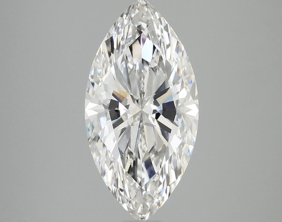 3.1 Carat Marquise Shaped Ideal Cut VVS2 IGI Certified Lab Grown Diamond