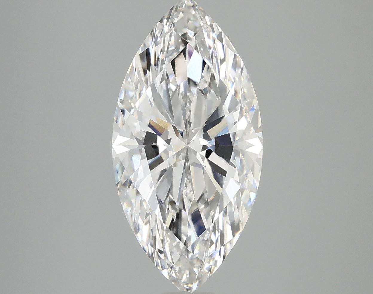 3.1 Carat Marquise Shaped Ideal Cut VVS2 IGI Certified Lab Grown Diamond