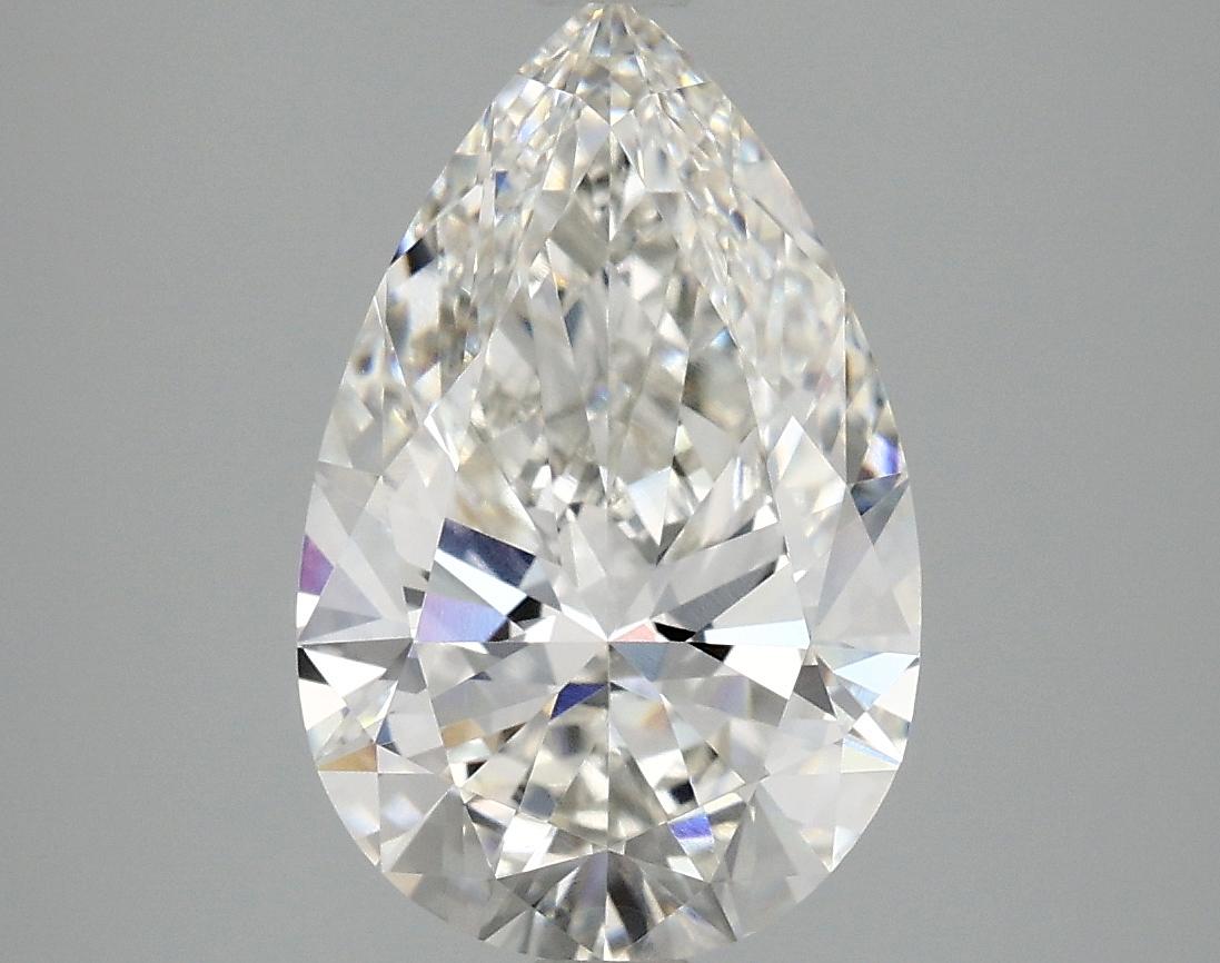 3.04 Carat Pear Shaped Ideal Cut VVS2 IGI Certified Lab Grown Diamond