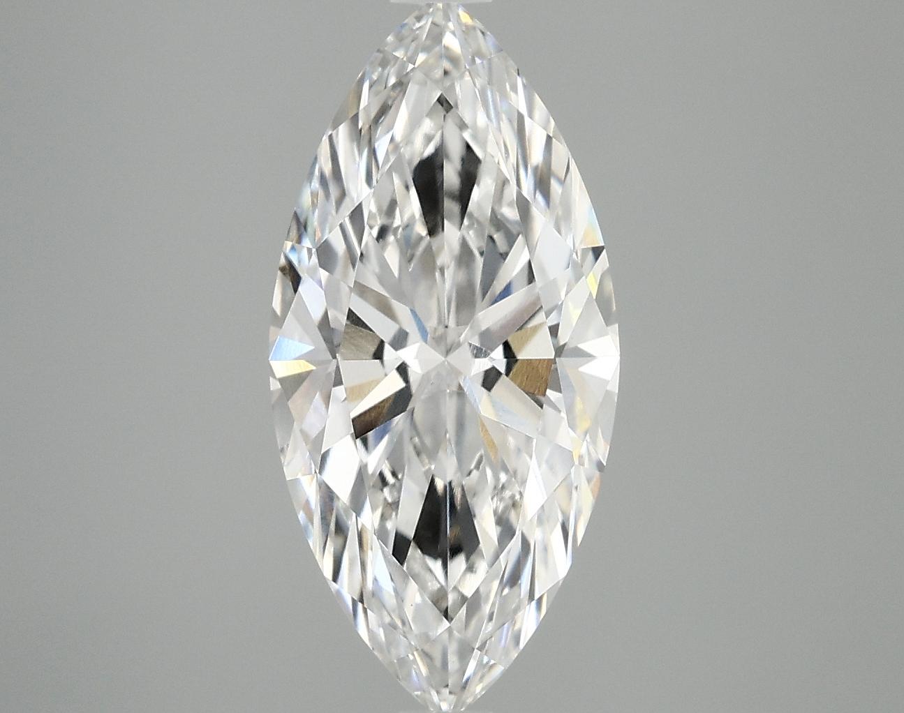 3.1 Carat Marquise Shaped Excellent Cut VVS2 IGI Certified Lab Grown Diamond