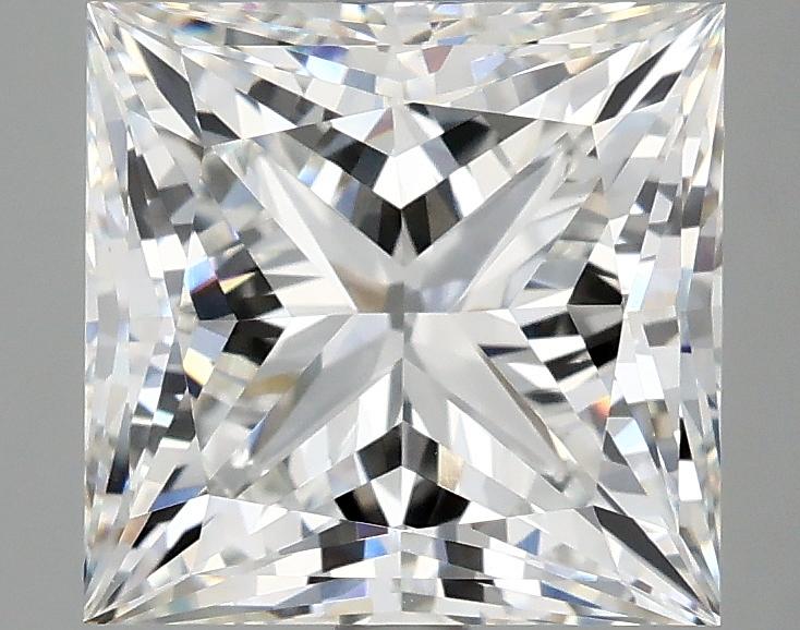 3.97 Carat Princess Shaped Ideal Cut VVS2 IGI Certified Lab Grown Diamond