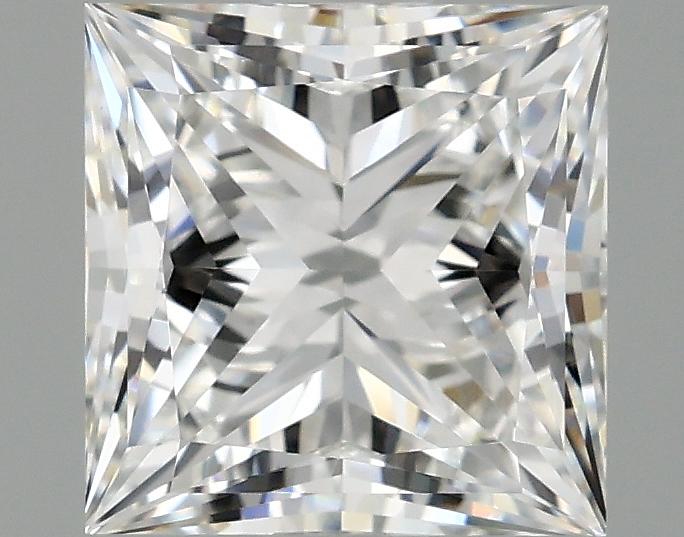 1.55 Carat Princess Shaped Ideal Cut VVS2 IGI Certified Lab Grown Diamond