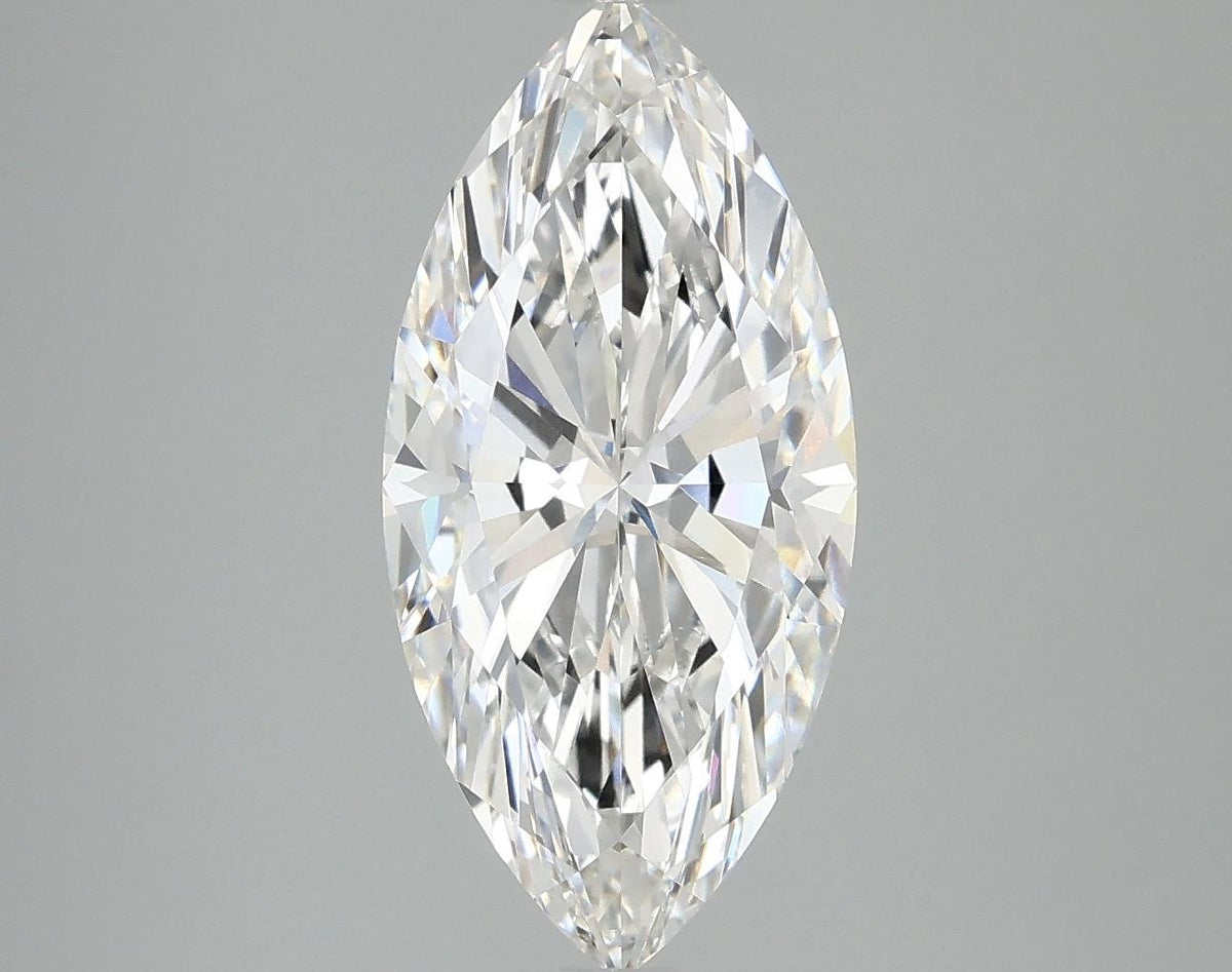 3.03 Carat Marquise Shaped Excellent Cut VVS2 IGI Certified Lab Grown Diamond