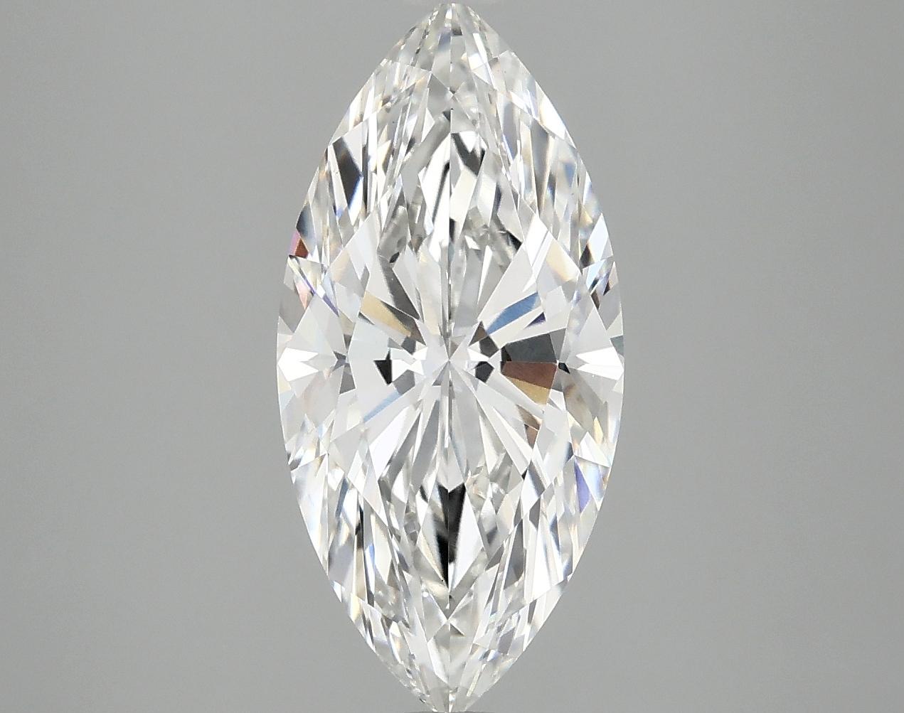 3.02 Carat Marquise Shaped Excellent Cut VS1 IGI Certified Lab Grown Diamond