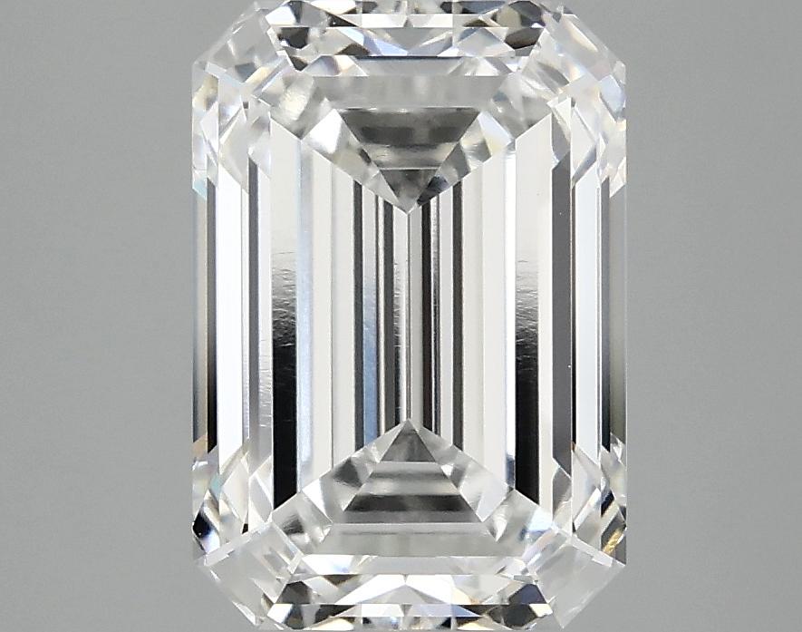 3.08 Carat Emerald Shaped Ideal Cut VVS2 IGI Certified Lab Grown Diamond