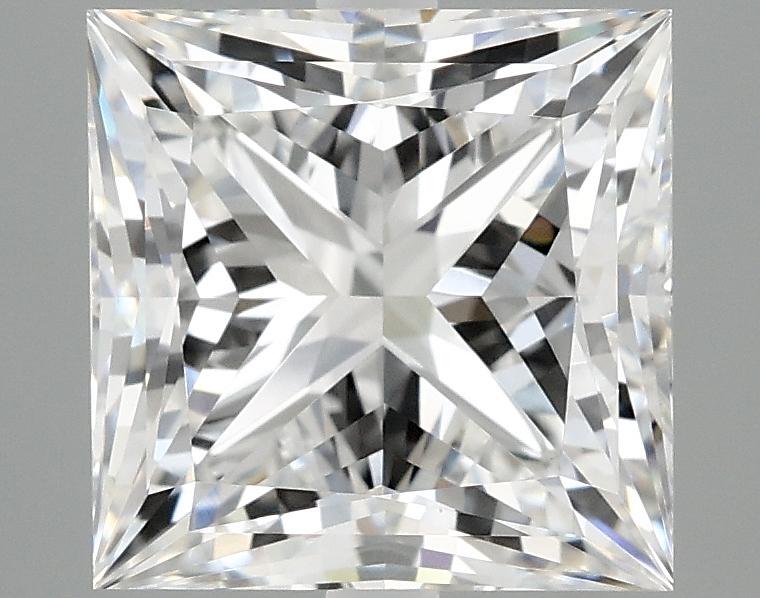 3.95 Carat Princess Shaped Ideal Cut VVS2 IGI Certified Lab Grown Diamond