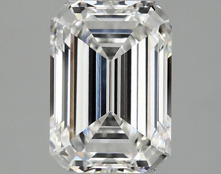 2.08 Carat Emerald Shaped Ideal Cut VVS2 IGI Certified Lab Grown Diamond