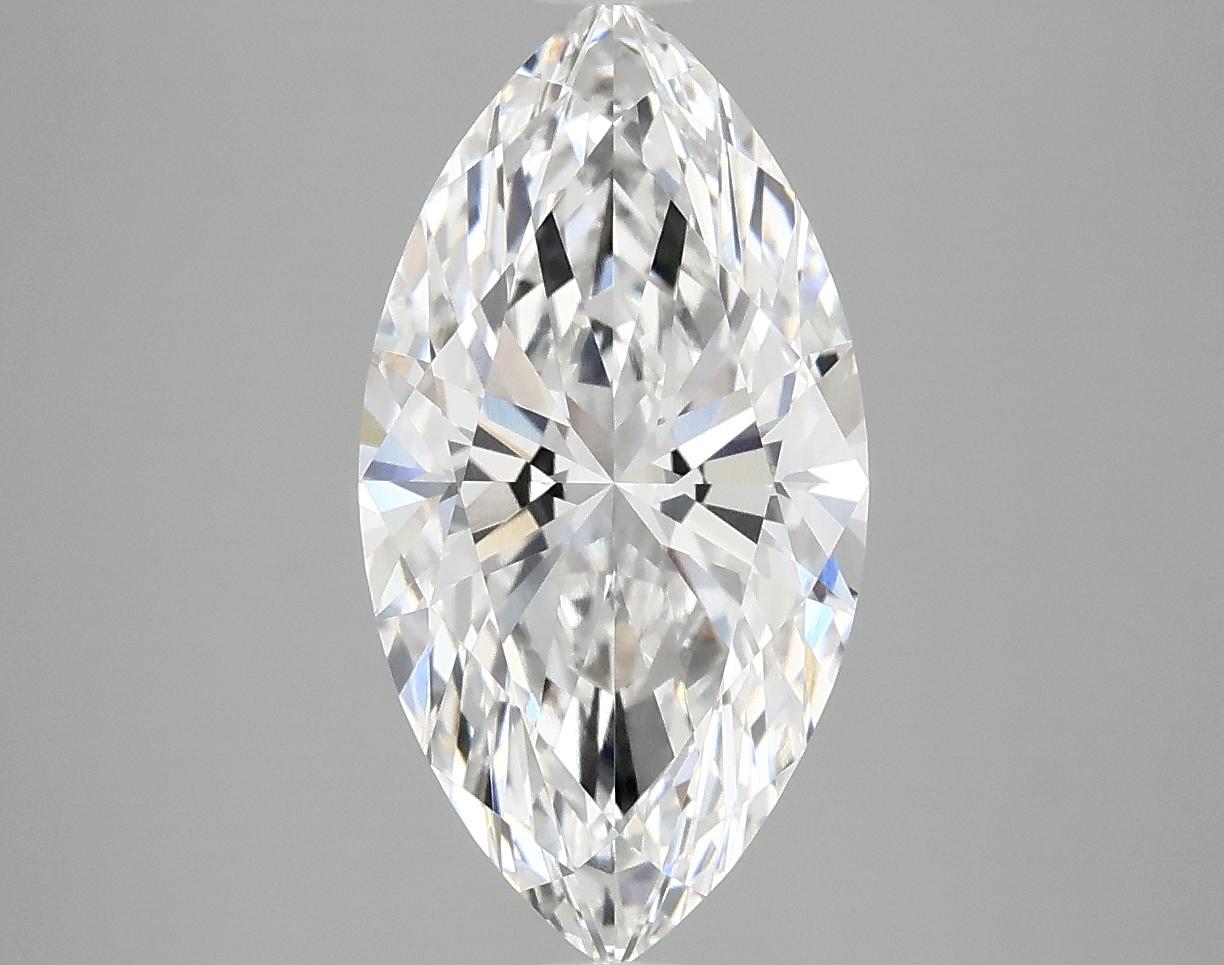 3.08 Carat Marquise Shaped Ideal Cut VVS2 IGI Certified Lab Grown Diamond