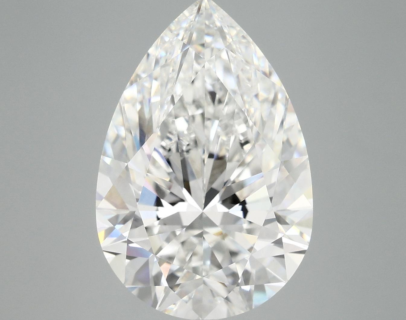 7.16 Carat Pear Shaped Excellent Cut VVS2 IGI Certified Lab Grown Diamond