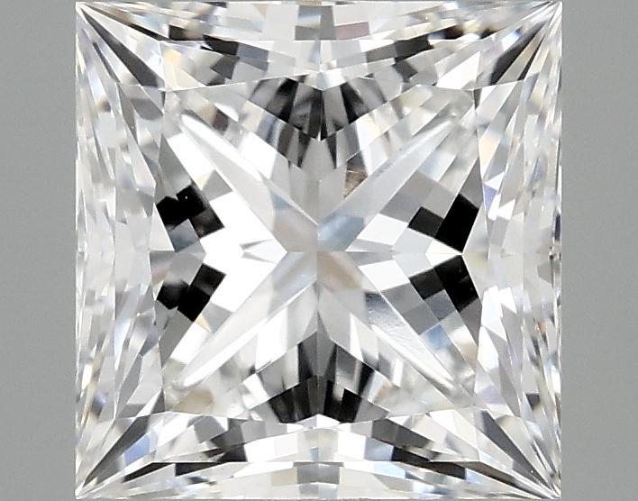 3.02 Carat Princess Shaped Ideal Cut VVS2 IGI Certified Lab Grown Diamond