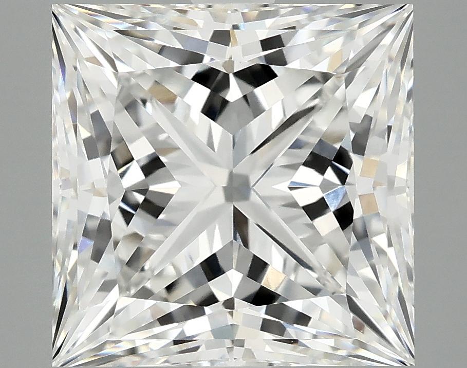 4.19 Carat Princess Shaped Ideal Cut VVS2 IGI Certified Lab Grown Diamond