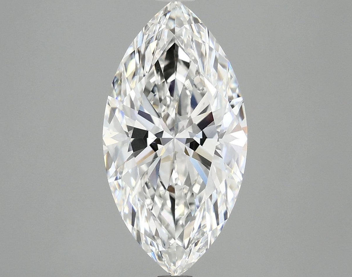 3.03 Carat Marquise Shaped Ideal Cut VS2 IGI Certified Lab Grown Diamond