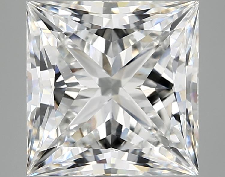 5.07 Carat Princess Shaped Ideal Cut VVS2 IGI Certified Lab Grown Diamond