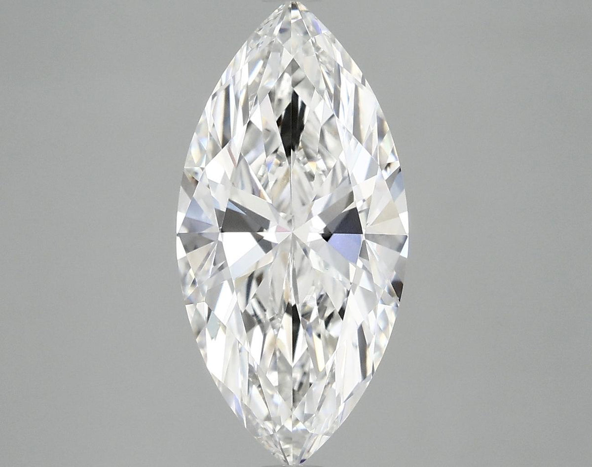 3.01 Carat Marquise Shaped Ideal Cut VVS2 IGI Certified Lab Grown Diamond