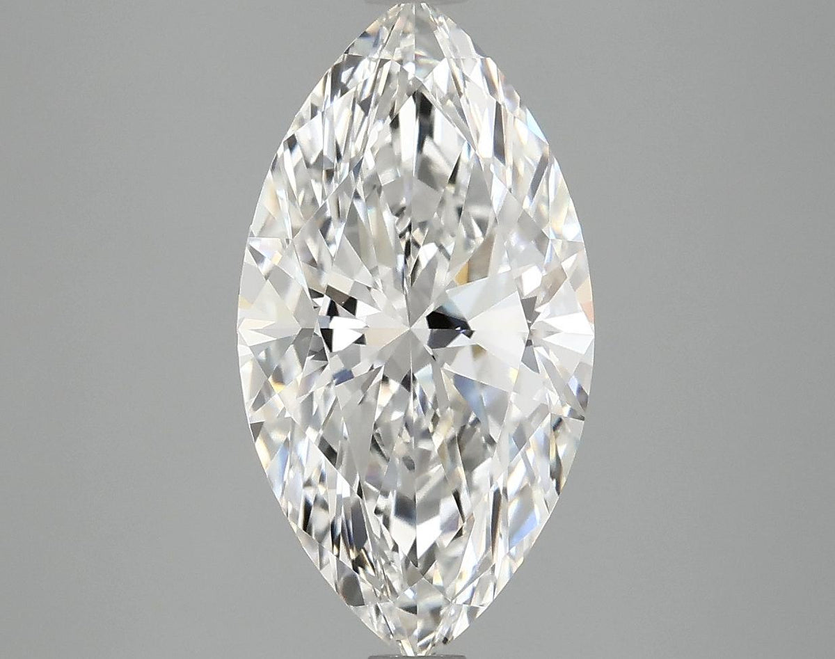 3.09 Carat Marquise Shaped Excellent Cut VVS2 IGI Certified Lab Grown Diamond