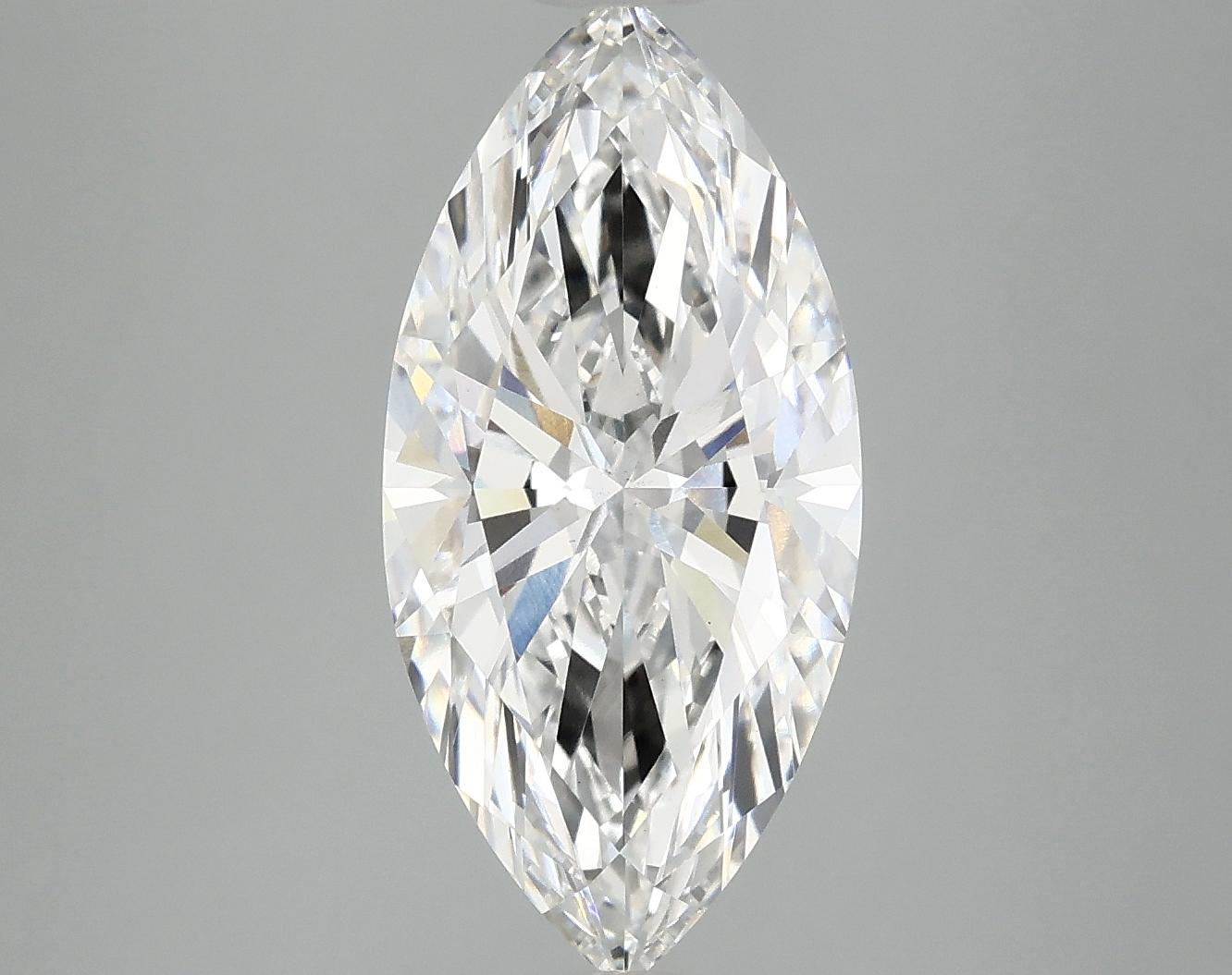 3.44 Carat Marquise Shaped Excellent Cut VS1 IGI Certified Lab Grown Diamond