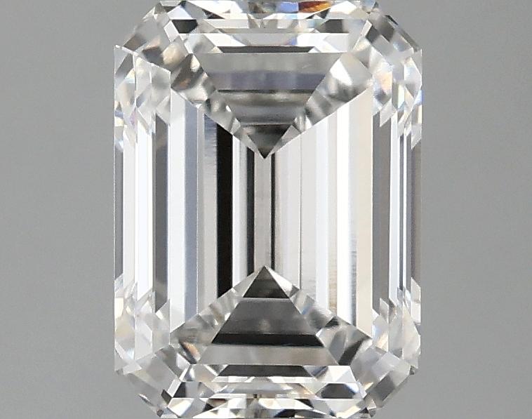 2.1 Carat Emerald Shaped Excellent Cut VVS2 IGI Certified Lab Grown Diamond