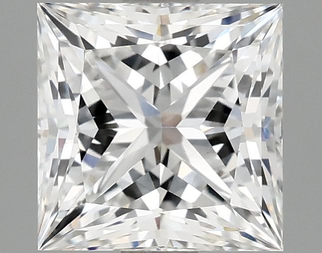 2.08 Carat Princess Shaped Ideal Cut VVS2 IGI Certified Lab Grown Diamond