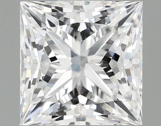 1.08 Carat Princess Shaped Ideal Cut VVS2 IGI Certified Lab Grown Diamond