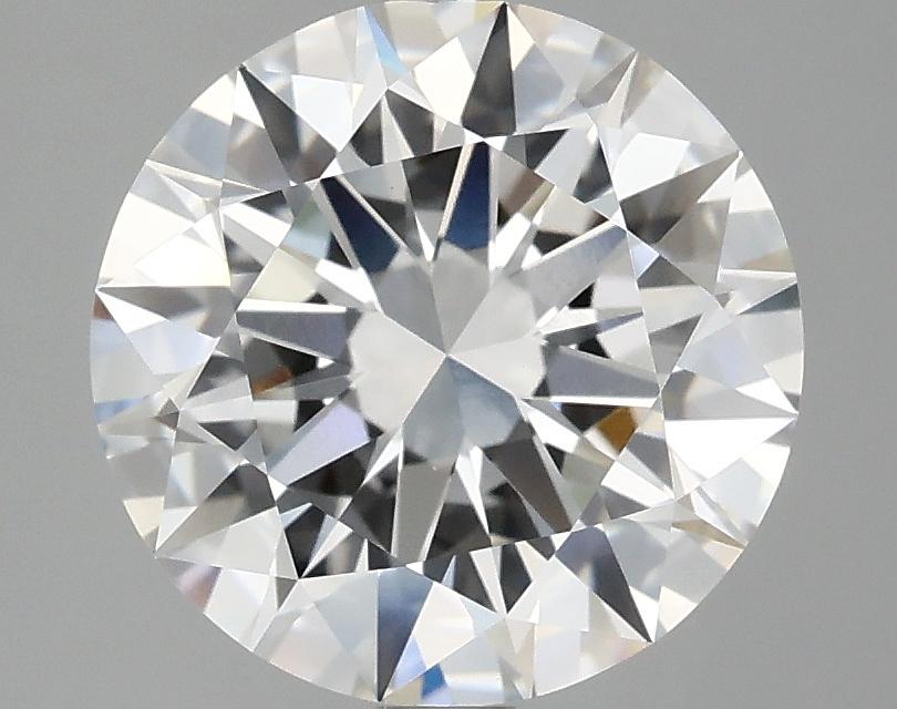 3.07 Carat Round Shaped Excellent Cut VVS2 IGI Certified Lab Grown Diamond