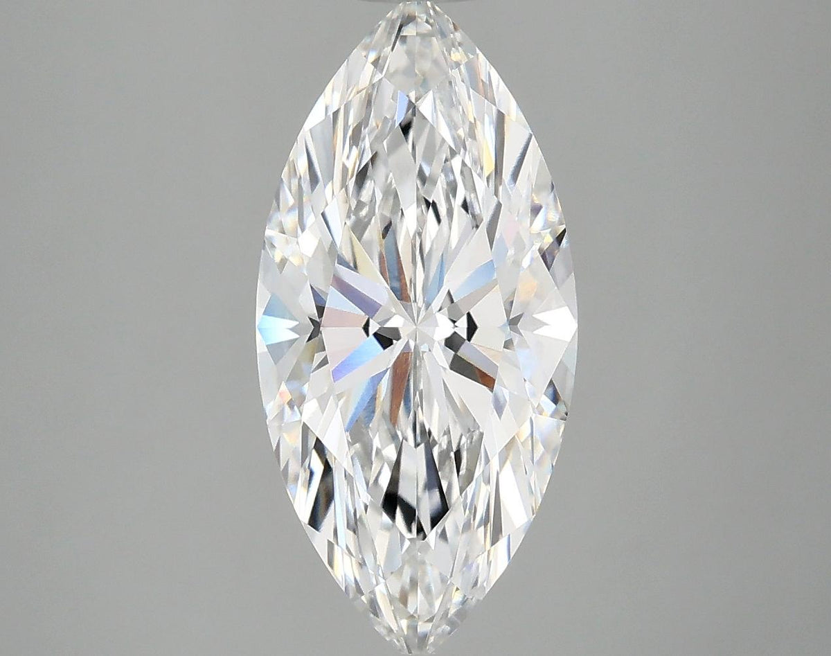 3.01 Carat Marquise Shaped Excellent Cut VVS2 IGI Certified Lab Grown Diamond