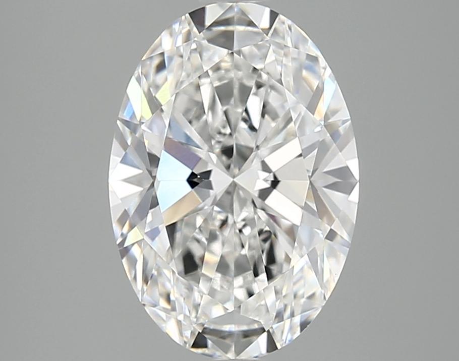 3.03 Carat Oval Shaped Ideal Cut VVS2 IGI Certified Lab Grown Diamond