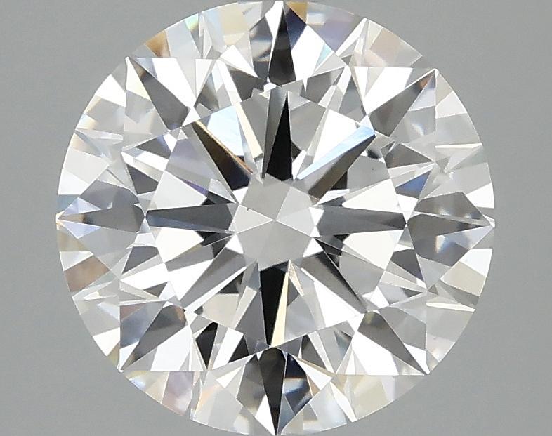 3.04 Carat Round Shaped Ideal Cut VVS2 IGI Certified Lab Grown Diamond