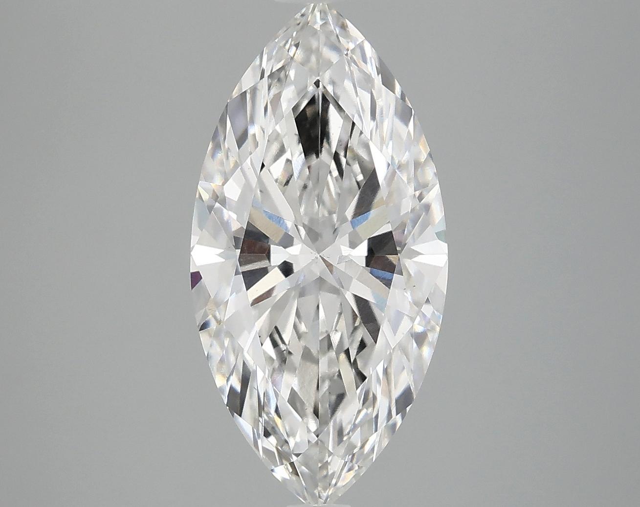 3.07 Carat Marquise Shaped Ideal Cut VS2 IGI Certified Lab Grown Diamond