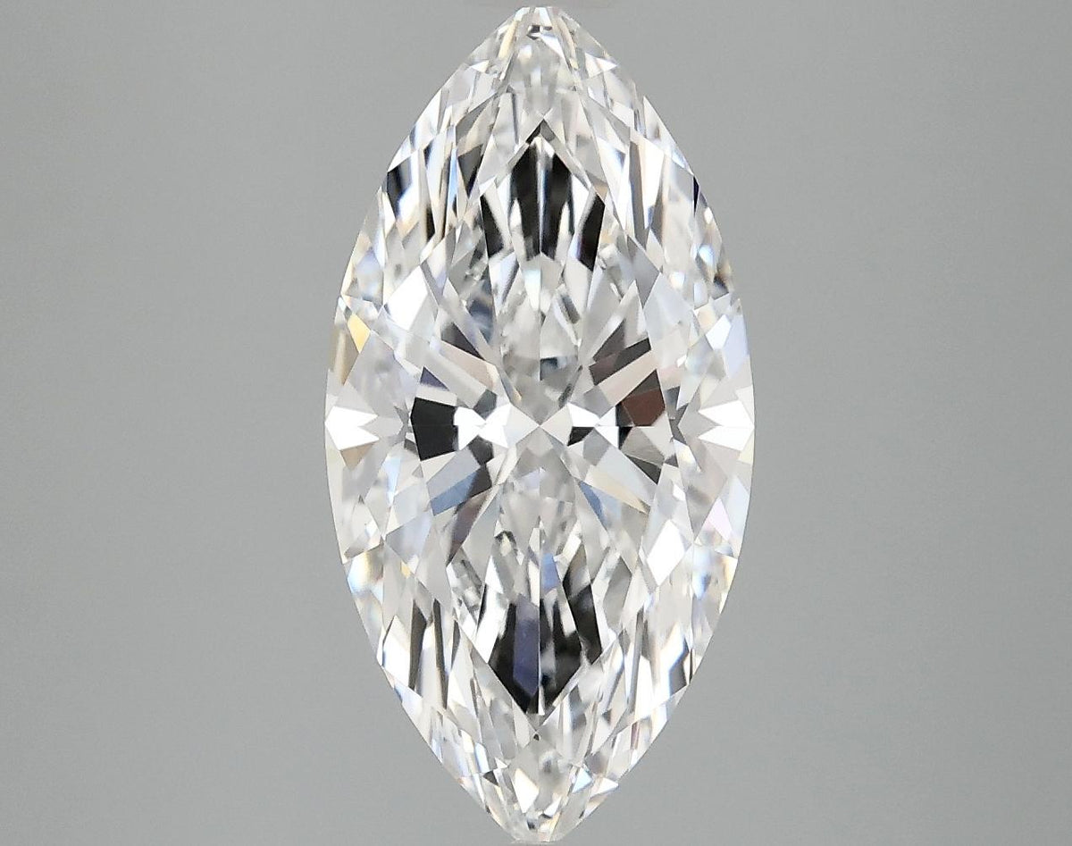 3.07 Carat Marquise Shaped Ideal Cut VVS2 IGI Certified Lab Grown Diamond